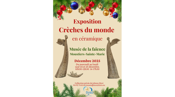 Exposition crèches du monde en céramique