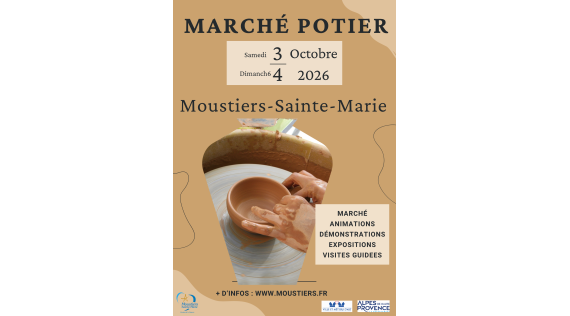Marché potier de Moustiers